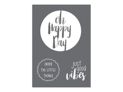 Pochoir Happy Day A4 - Rayher