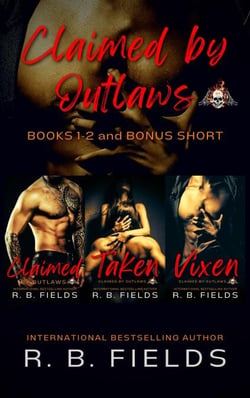 Claimed by Outlaws: A Steamy Reverse Harem Biker Romance (Books 1-2 and Bonus Short) - Claimed by Outlaws