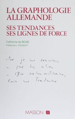 La Graphologie allemande - Ses tendances, ses lignes de force