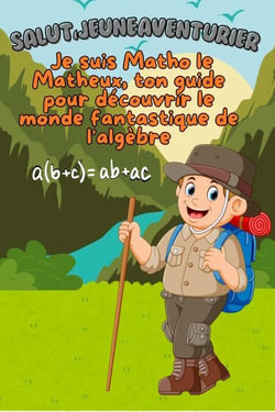 "L'Algebre Amusante : Les Aventures de Matho le Matheux - mathématiques humoristiques, #1