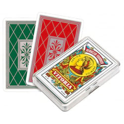 Jeu de 40 Cartes Espagnoles étui plastique.