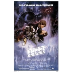 Poster star wars el imperio contra ataca