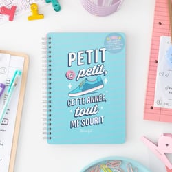 Cahier petit format - Petit à petit, cette année, tout me sourit - Mr Wonderful