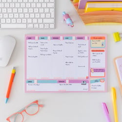 Planning semainier - Pour réussir tout ce dont tu rêves
