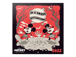 Calendrier 2022 - Erik - 30 x 30 cm - 16 mois - Disney Mickey et ses amis