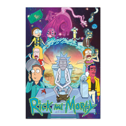 Rick and Morty - Grand poster Saison 4 -  61 x 91,5 cm