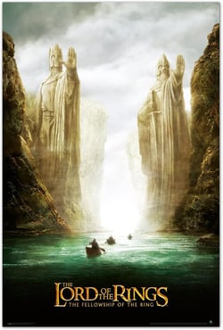 Poster el señor de los anillos argonath