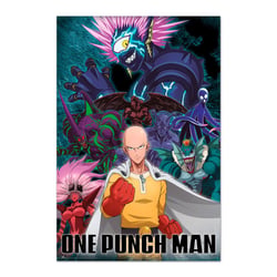 One punch Man - Saitama vs villain -  61 x 91,5 cm