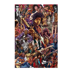 Poster Guitaristes Légendaires