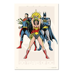 Poster - DC comics 90ème anniversaire