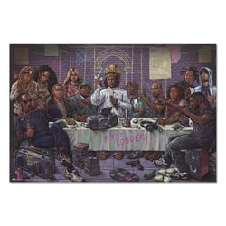 Poster - la dernière cène hip hop