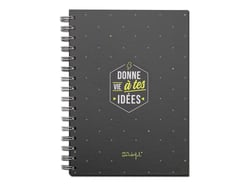 Cahier de notes - A5 - Mr. Wonderful - 200 pages -  reliure à spirale - quadrillé