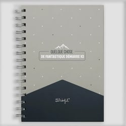 Mr Wonderful Cahier A5 - Quelque chose de fantastique démarre ici