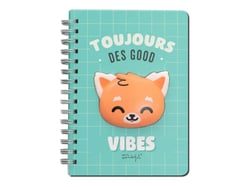 CAHIER 15X21 160P GOOD VIBES