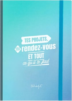 Carnet de notes adhésives - Bleu