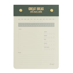 Bloc-notes vert - Great ideas and much more