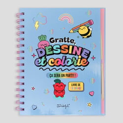 Livre de coloriage magique - Mr Wonderful - Gratte, dessine et colorie, ça sera hyper fun !