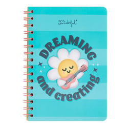 Cahier 3D Mr Wonderful - A5 14,8 x 21 cm - Dreaming and creating