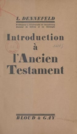 Introduction à l'Ancien Testament