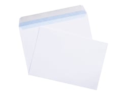 25 enveloppes adhésives blanches - 162x229mm - 90g/m² - Cultura