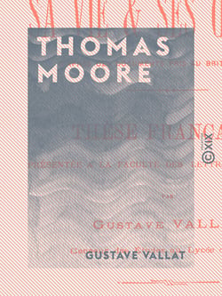 Thomas Moore - Sa vie et ses œuvres