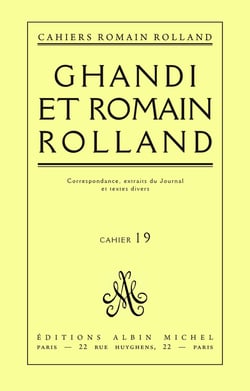Gandhi et Romain Rolland - Correspondance, extraits du Journal et textes divers, cahier n° 19