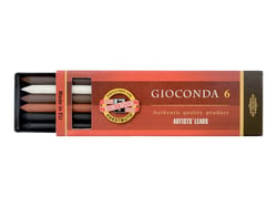 KOH-I-NOOR GIOCONDA - Mine de crayon - couleurs assorties - 5.6 mm (pack de 6)