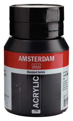 Acrylique Amsterdam Pot 500 ml - Noir Oxyde