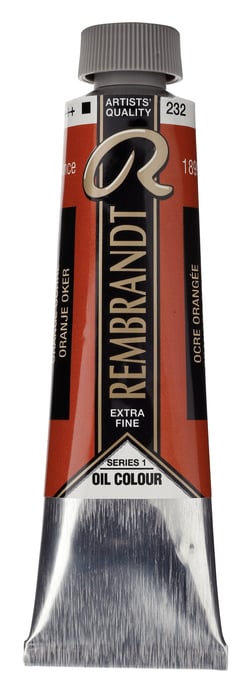 Peinture à l'huile Rembrandt en tube de 40 ml - Royal Talens - Extra-fine - Ocre orange