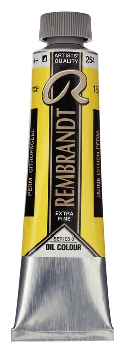 Peinture à l'huile Rembrandt en tube de 40 ml - Royal Talens - Extra-fine - Stil de grain jaune