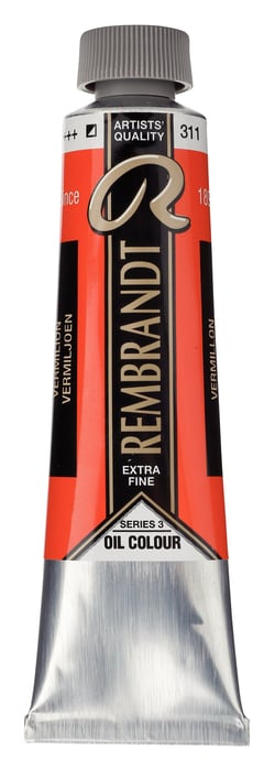 Peinture à l'huile - rRmbrandt - 40ml - vermillon
