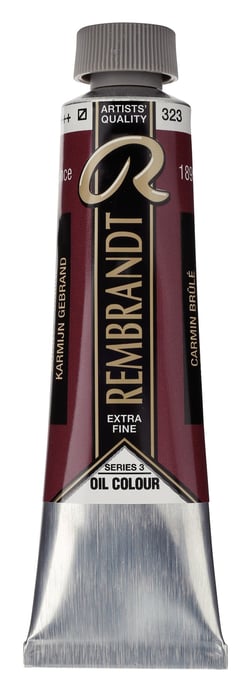 Peinture à l'huile Rembrandt en tube de 40 ml - Royal Talens - Extra-fine - Carmin brûlé