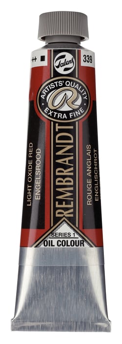 Peinture à l'huile Rembrandt en tube de 40 ml - Royal Talens - Extra-fine - Rouge anglais