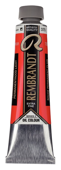 Peinture à l'huile Rembrandt en tube de 40 ml - Royal Talens - Extra-fine - Garance permanent moyen
