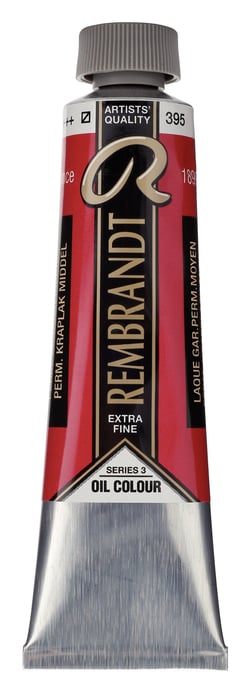 Peinture à l'huile Rembrandt en tube de 40 ml - Royal Talens - Extra-fine - Garance permanent moyen