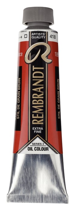 Peinture à l'huile Rembrandt en tube de 40 ml - Royal Talens - Extra-fine - Stil de grain brun