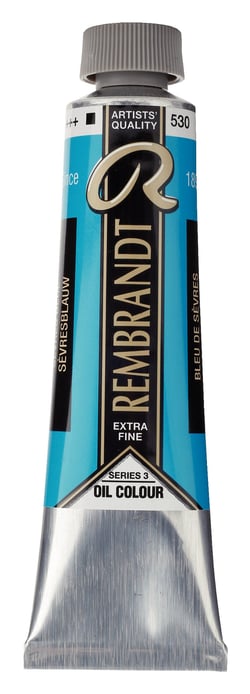 Peinture à l'huile Rembrandt en tube de 40 ml - Royal Talens - Extra-fine - Bleu