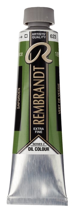 Peinture à l'huile Rembrandt en tube de 40 ml - Royal Talens - Extra-fine - Vert de vessie