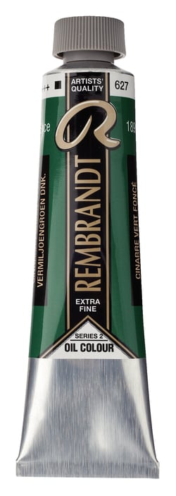 Peinture à l'huile Rembrandt en tube de 40 ml - Royal Talens - Extra-fine - Cinabre vert foncé