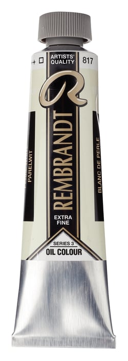 Peinture à l'huile Rembrandt en tube de 40 ml - Royal Talens - Extra-fine - Blanc nacre