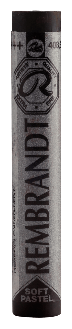 Pastel tendre Royal Talens - Rembrandt - Terre d'ombre naturelle 3 n°408.3