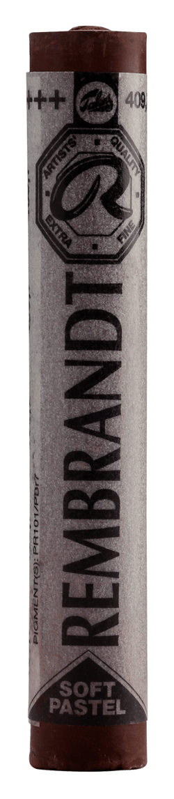 Pastel tendre Royal Talens - Rembrandt - Terre ombre brûlée 7 n°409.7