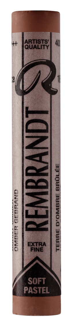 Pastel tendre Royal Talens - Rembrandt - Terre ombre brûlée 8 n°409.8