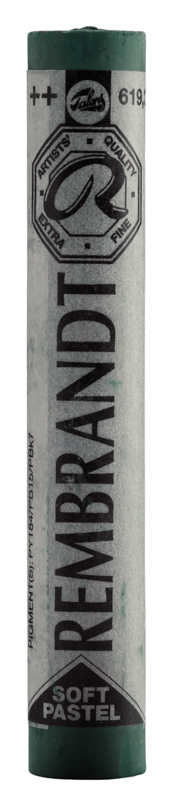 Pastel tendre Royal Talens - Rembrandt - Vert permanent foncé 3 n°619.3