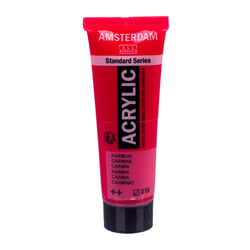 Tube 120 ml de peinture acrylique Royal Talens - Amsterdam - Carmin