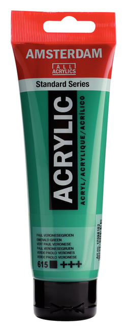 Tube 120 ml de peinture acrylique Royal Talens - Amsterdam - Vert Paul Veronese