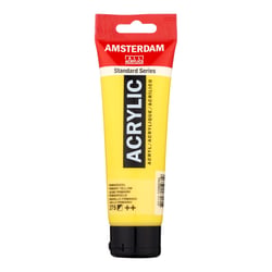 Tube 120 ml de peinture acrylique Royal Talens - Amsterdam - Jaune Primaire