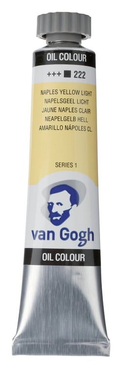 Tube 20 ml de peinture à l'huile Royal Talens - Van Gogh - jaune de Naples - Fine