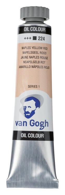 Tube 20 ml de peinture à l'huile Royal Talens - Van Gogh - Jaune de Naples - Fine