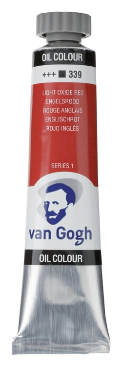 Tube 20 ml de peinture à l'huile Royal Talens - Van Gogh - rouge oxyde - Fine